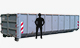 Container zum abrollen, viel Müll, Container groß, Deckelcontainer, Abfall, Entsorgung, Containerdienst, Entsorgungsunternehmen, Profientsorgung, Saubere Umwelt