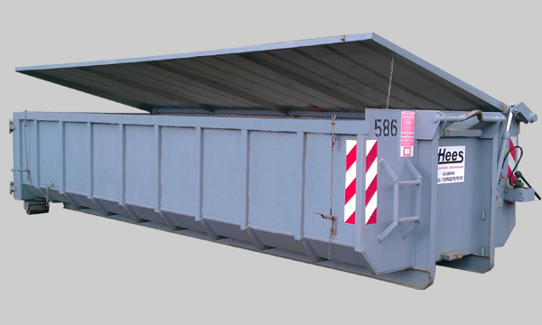 Deckelcontainer, Abfallentsorgung, Containerdienst, Entsorgung, Abfall, Entrümpeln, Aufräumen, Entsorgen