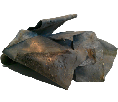 Blei, Bleischrott, Bleistücke, Bleimetall, Schwermetall, Bleirohr